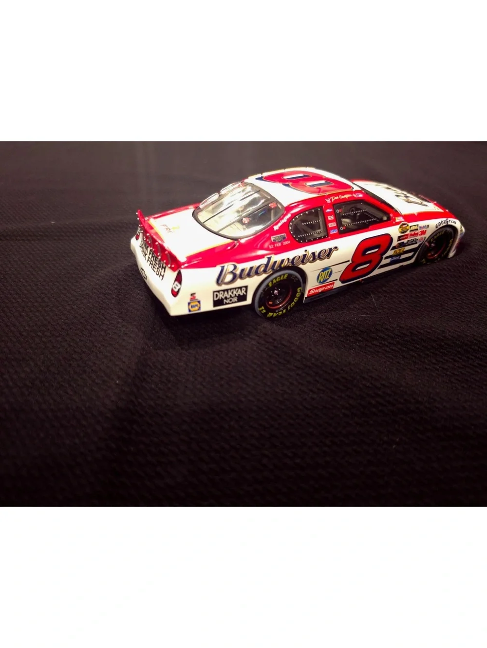 Dale Earnhardt Jr. #8 Budweiser 2004 Monte Carlo 1:24 Scale Stock Car Raced Win